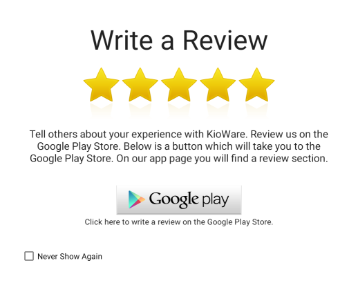 Write a Review Tab