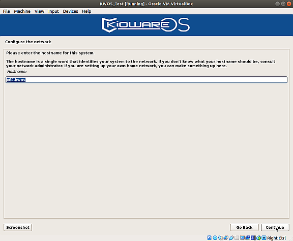 Virtual Machine Method, Setting Hostname