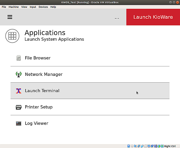 Virtual Machine Method, Launch Terminal