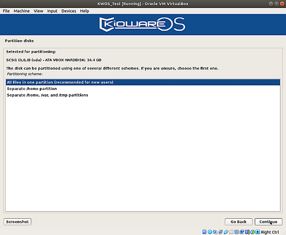 Virtual Machine Method, Selecting Partitioning Scheme