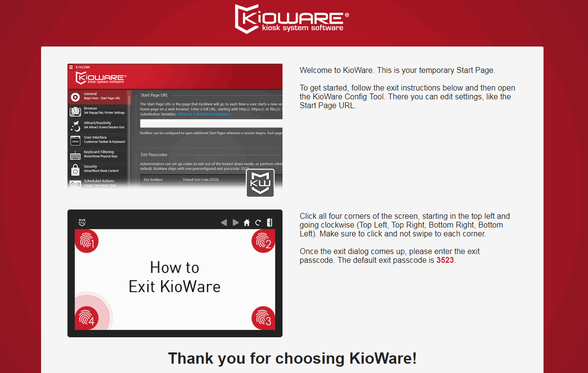 KioWare Browser Exiting Tutorial