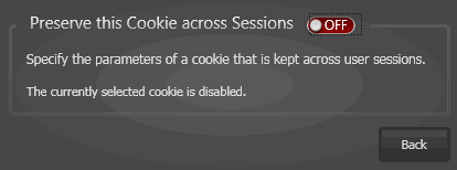 Attract/Inactivity Tab, Preserve Cookie Disabled